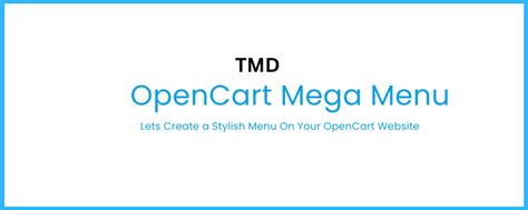 opencart mega menu module|Opencart 3.0.x – How to Manage Mega menu module.
